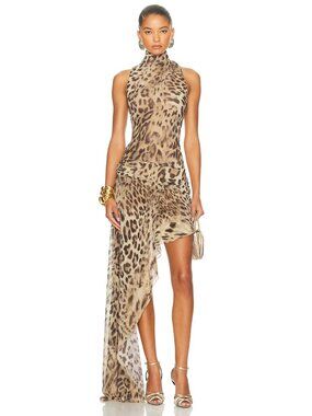 The Andamane Zahira Dress in Animalier